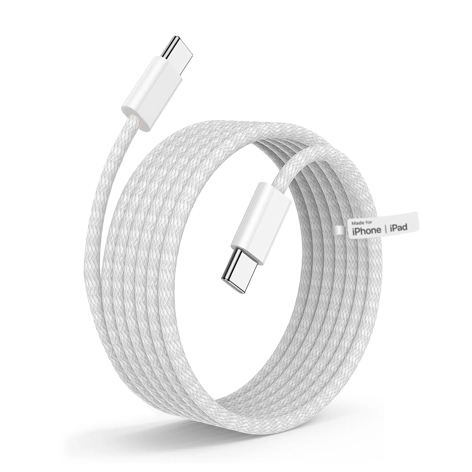 Original Nylon Braided Type C To Type C [Apple MFi Certified] Fast Charging Cable For iPhone 16 / 15 Series - Image 2