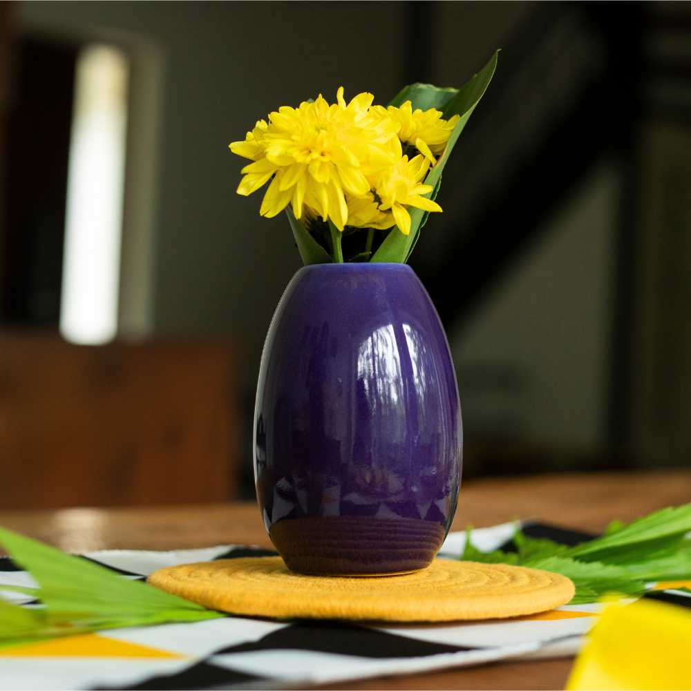 Oval Ceramic Table Vase - Image 12
