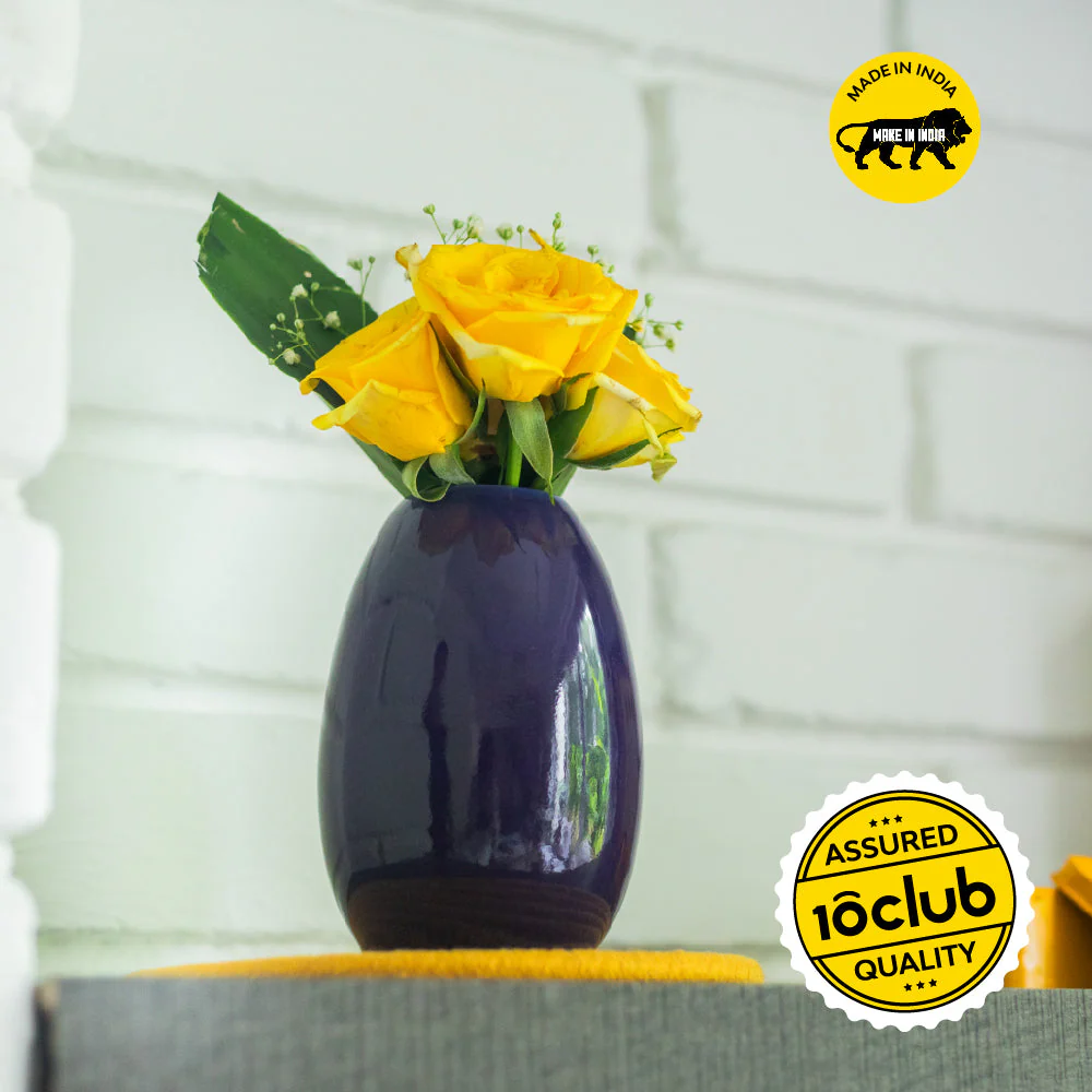 Oval Ceramic Table Vase - Image 13