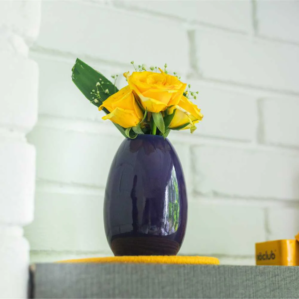 Oval Ceramic Table Vase - Image 14