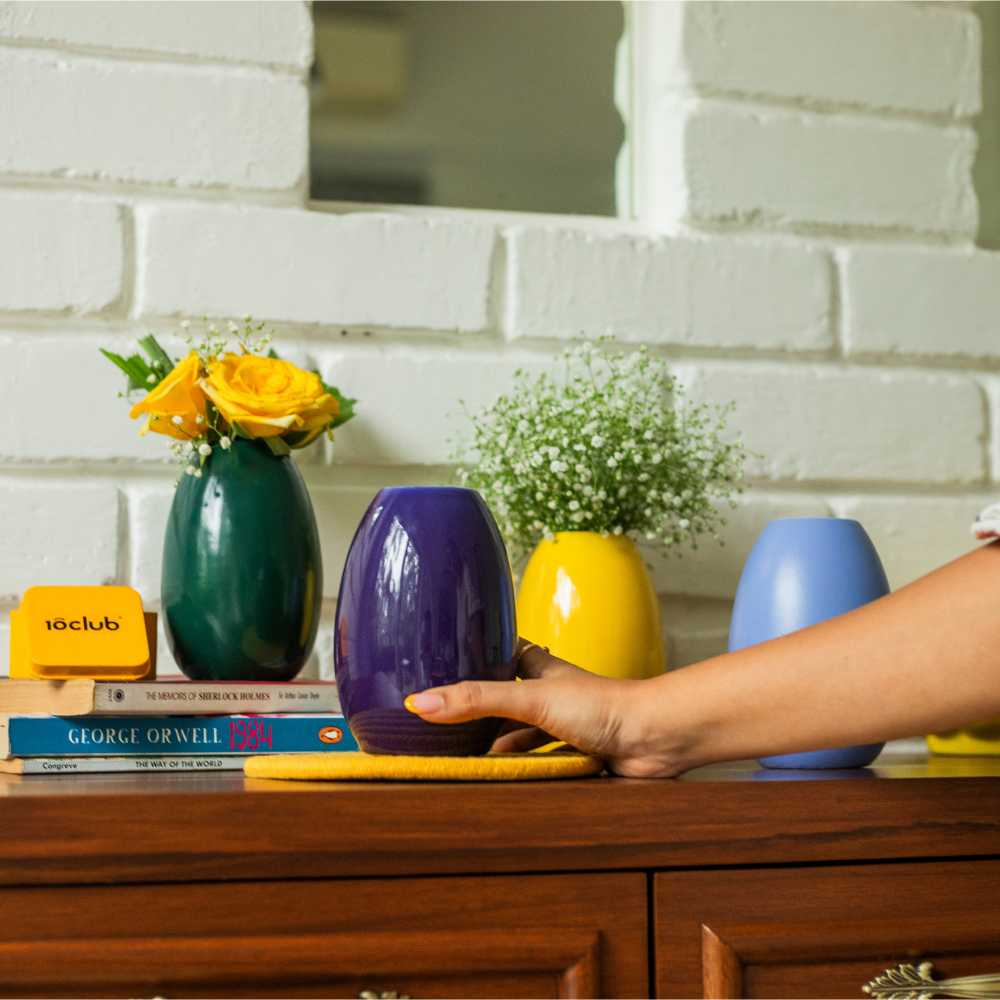 Oval Ceramic Table Vase - Image 29