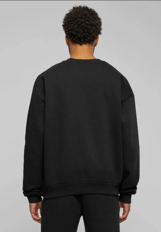 Oversized Crew Neck Sweatshirt: Take It easy - Image 2
