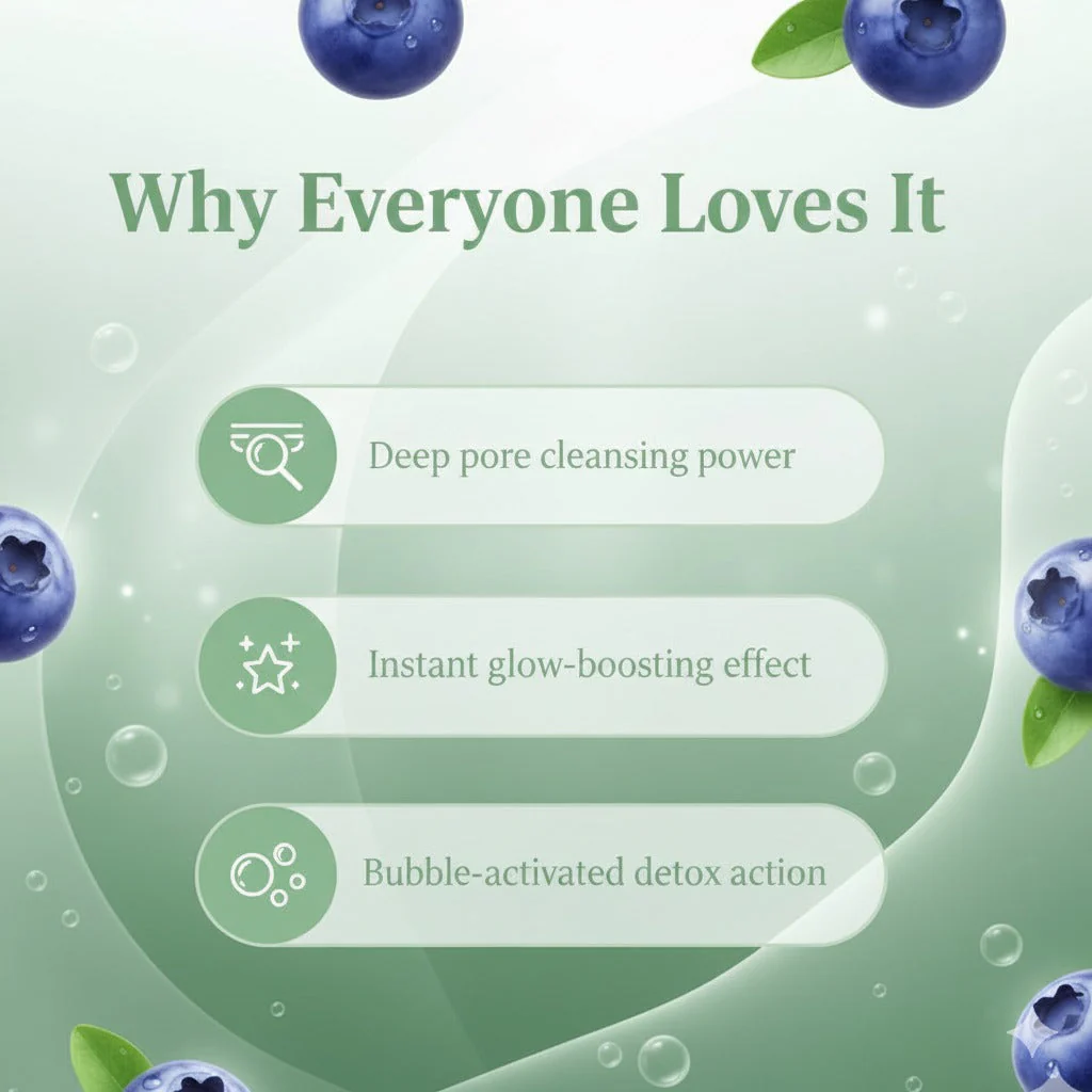 OxyBerry Instant Pore Clear Bubble Face Mask - Image 4