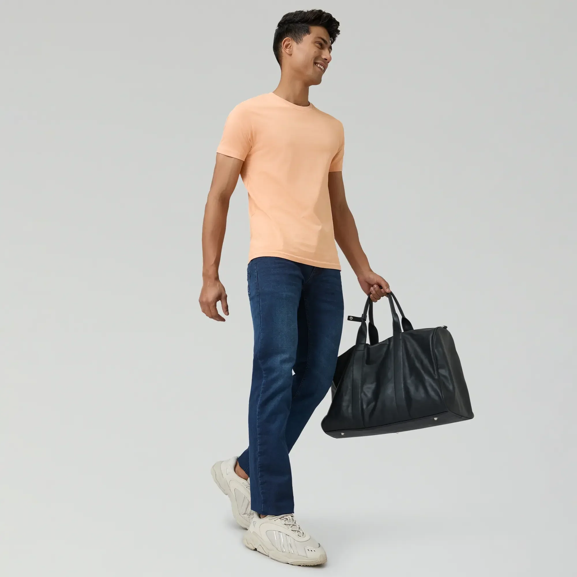 Pace Combed Cotton T-shirts Peach Blush - Image 3