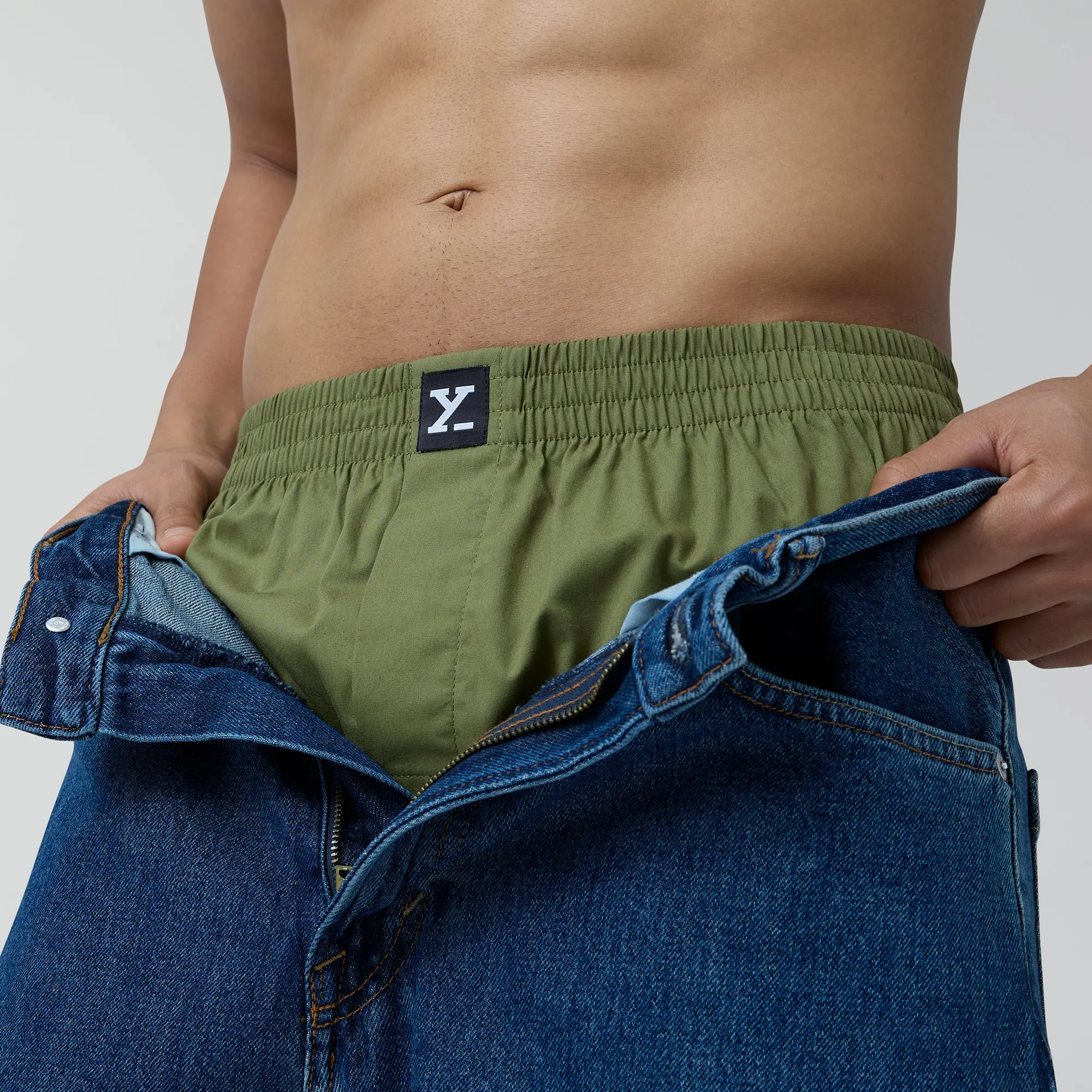Pace Cotton Boxer Army Green - Image 3