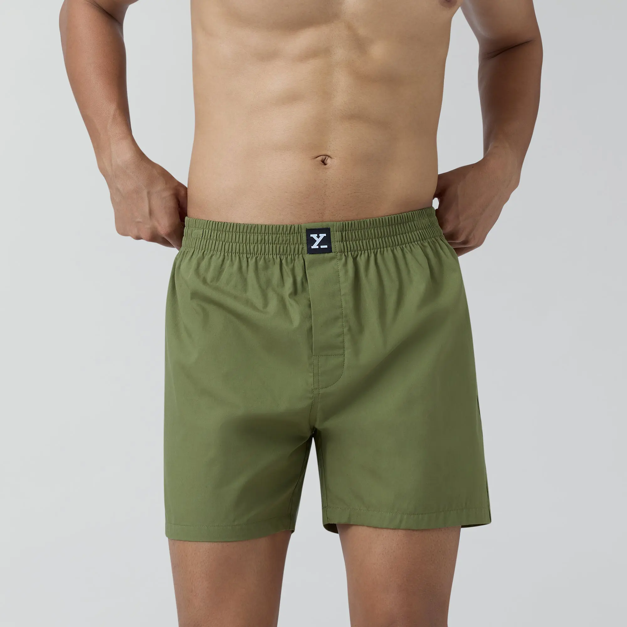 Pace Cotton Boxer Army Green - Image 4