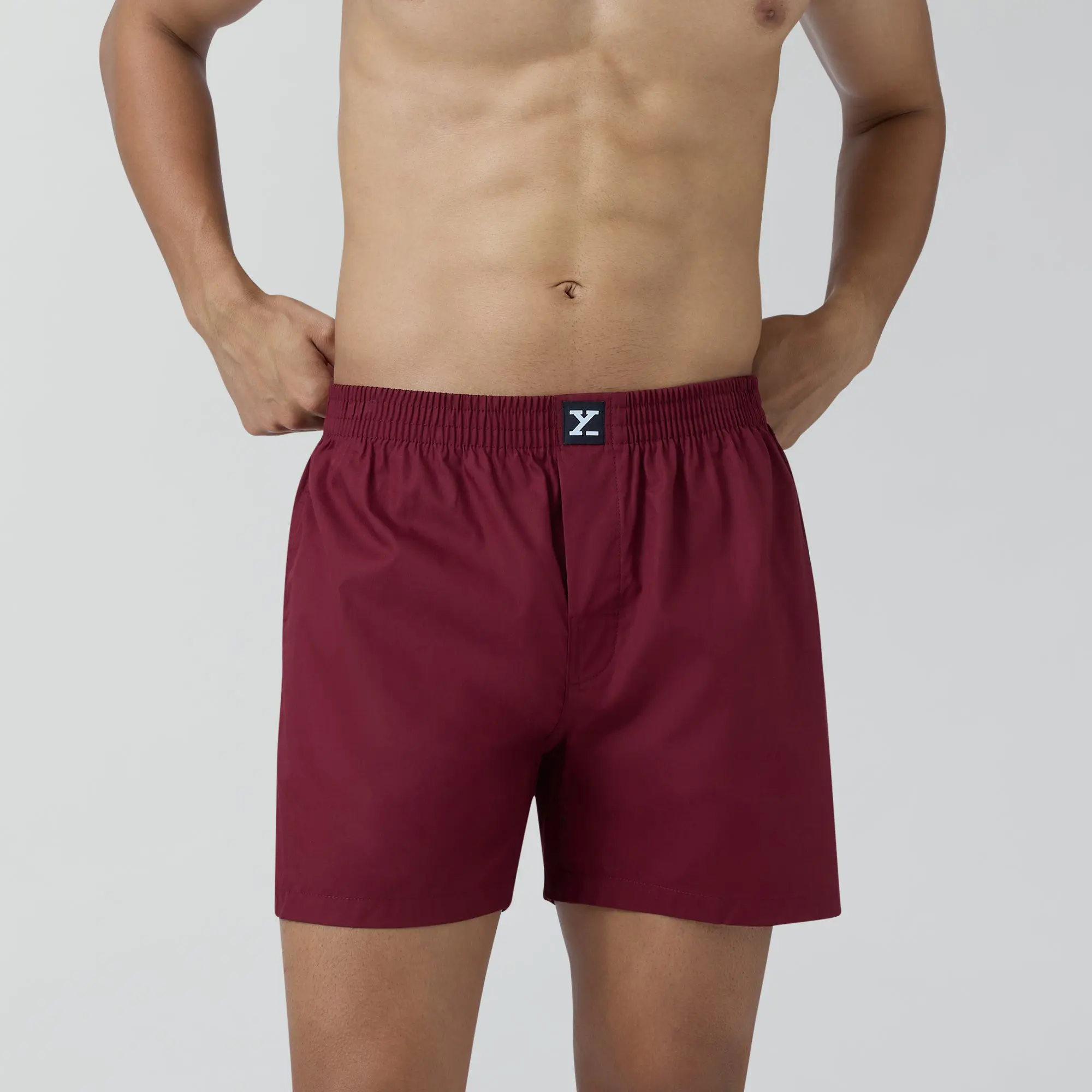 Pace Cotton Boxer Bold Burgundy - Image 4