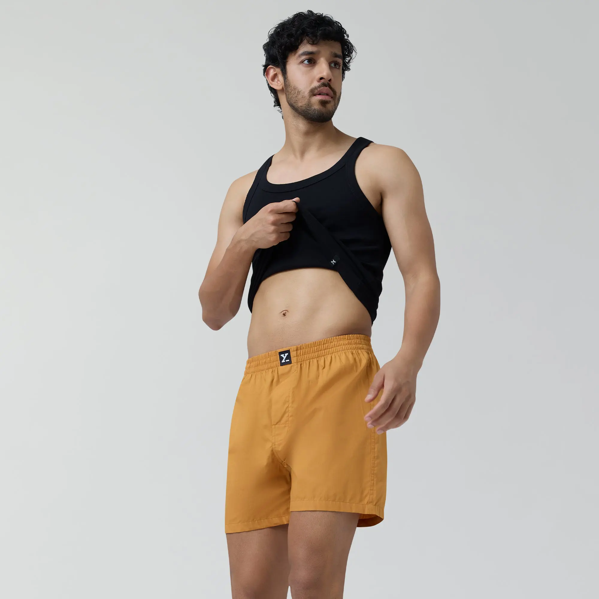 Pace Cotton Boxer Honey Orange - Image 2