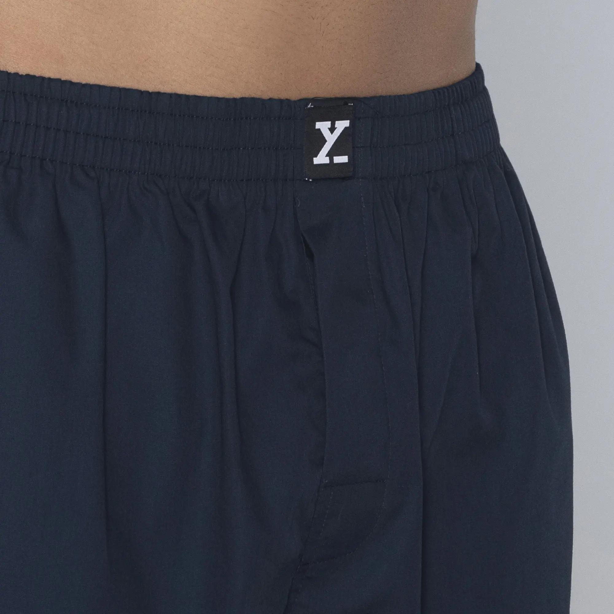 Pace Cotton Boxer Shorts Midnight Blue - Image 5