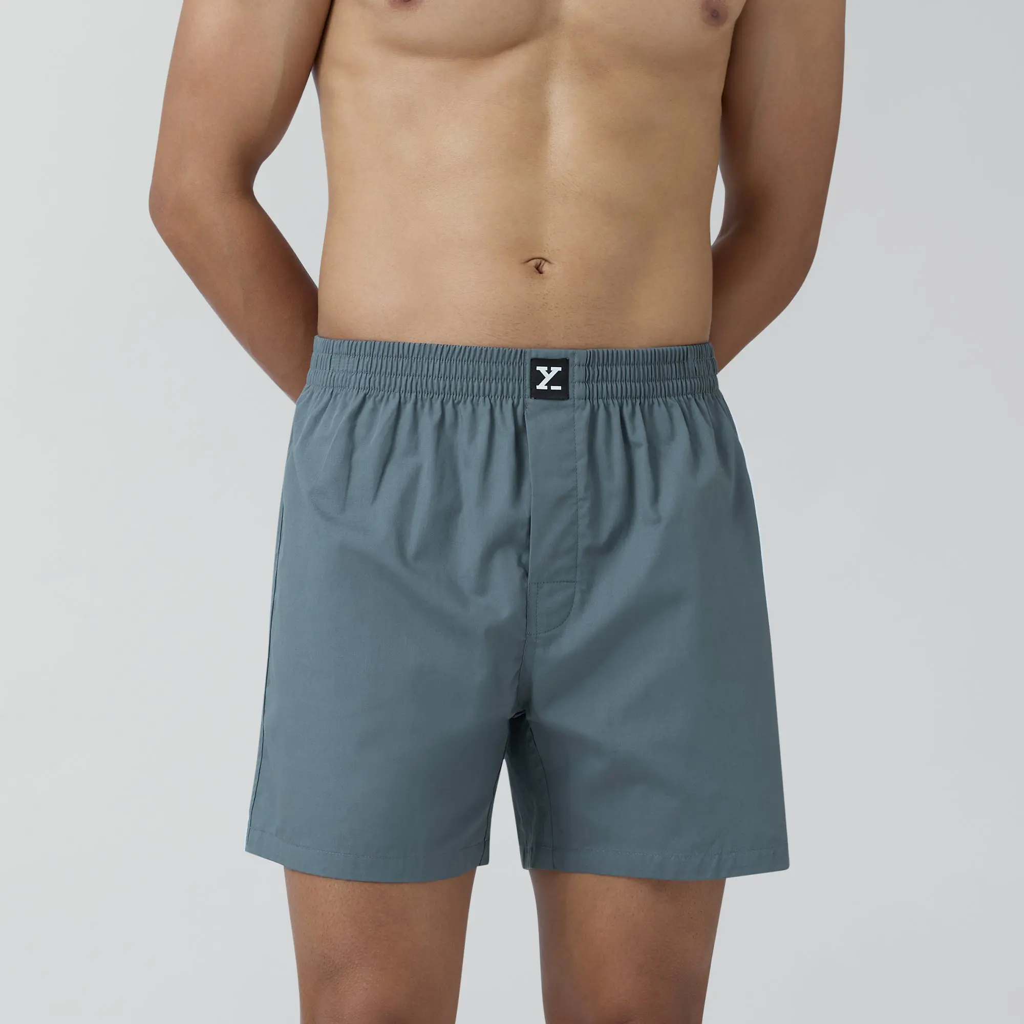 Pace Cotton Boxer Storm Grey - Image 4