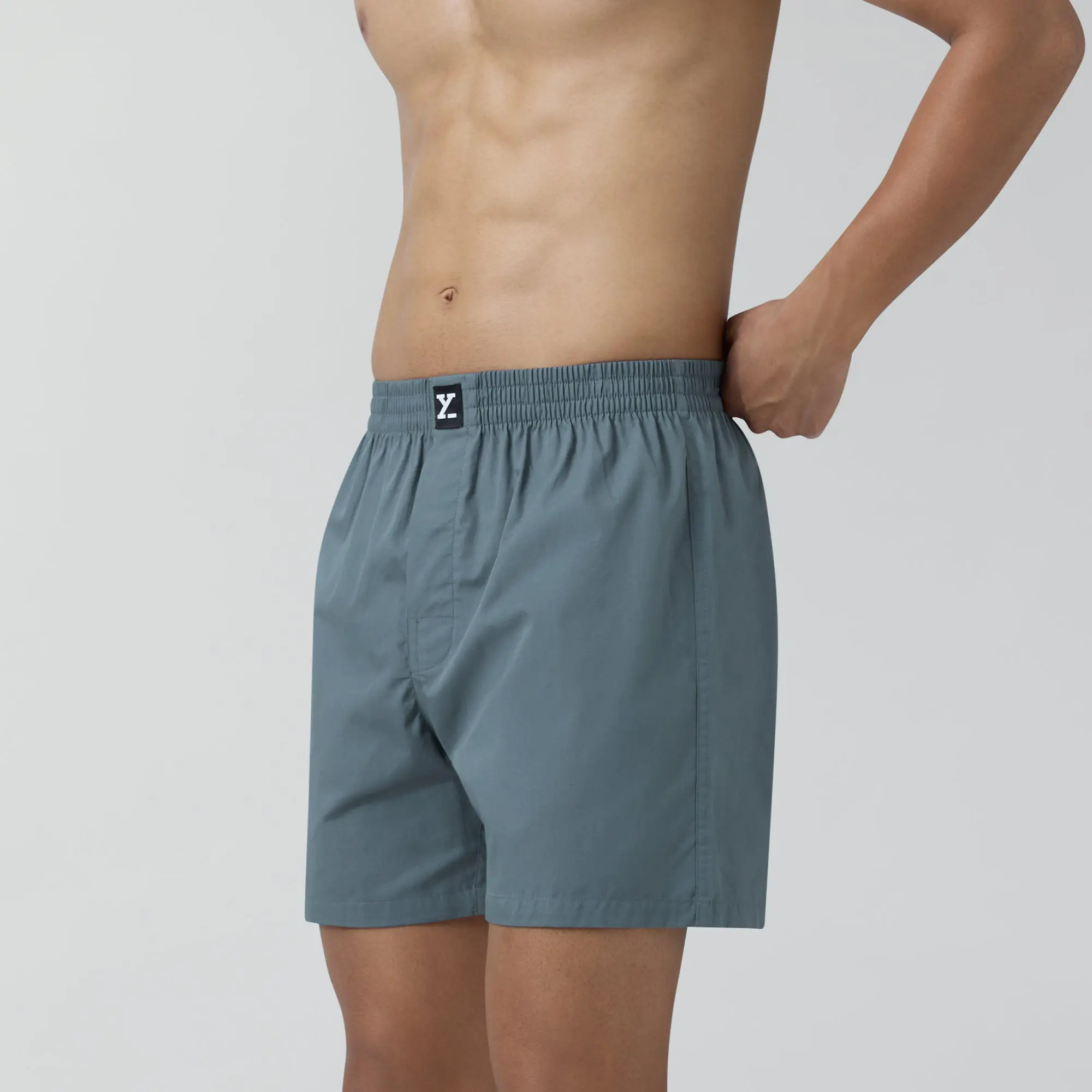 Pace Cotton Boxer Storm Grey - Image 5