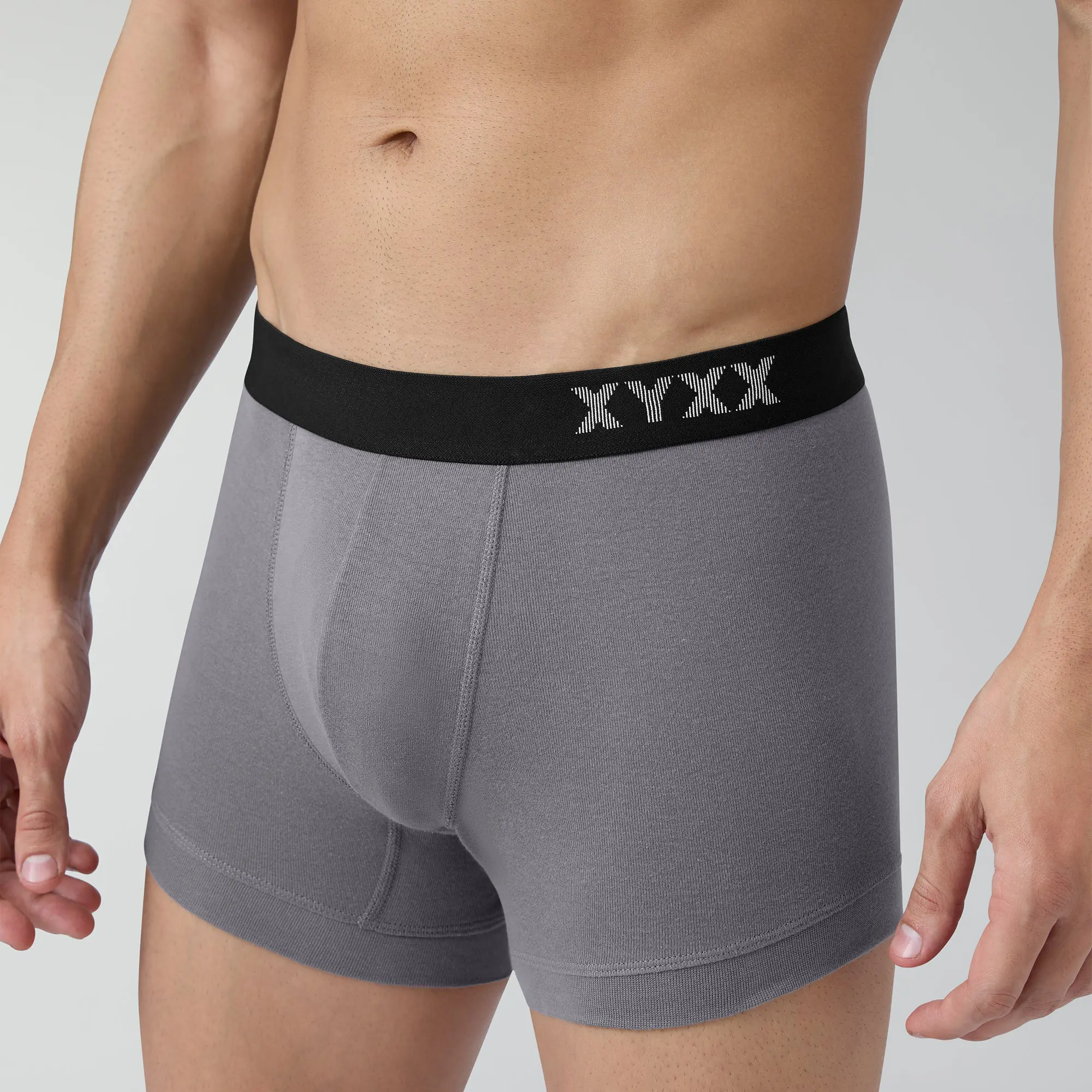 Pace Cotton Rib Trunks Ash Grey - Image 6