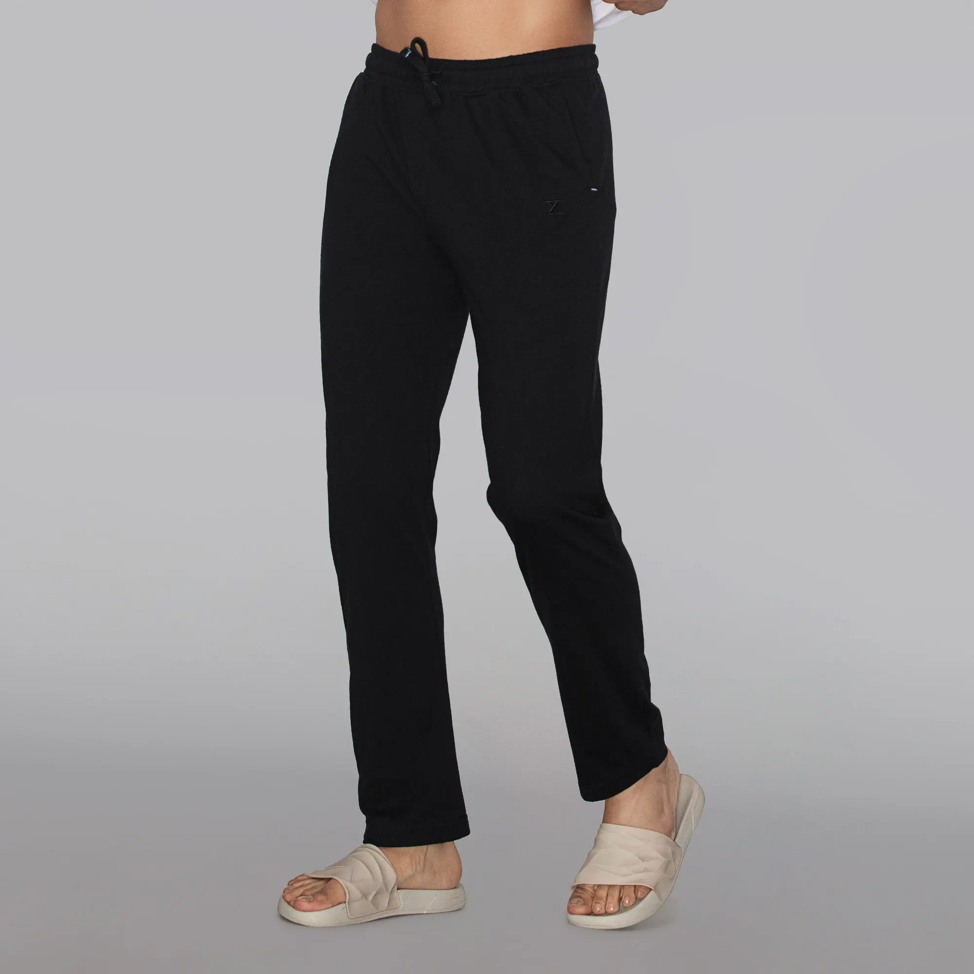 Pace Cotton Rich Track Pants Pitch Black - Image 5
