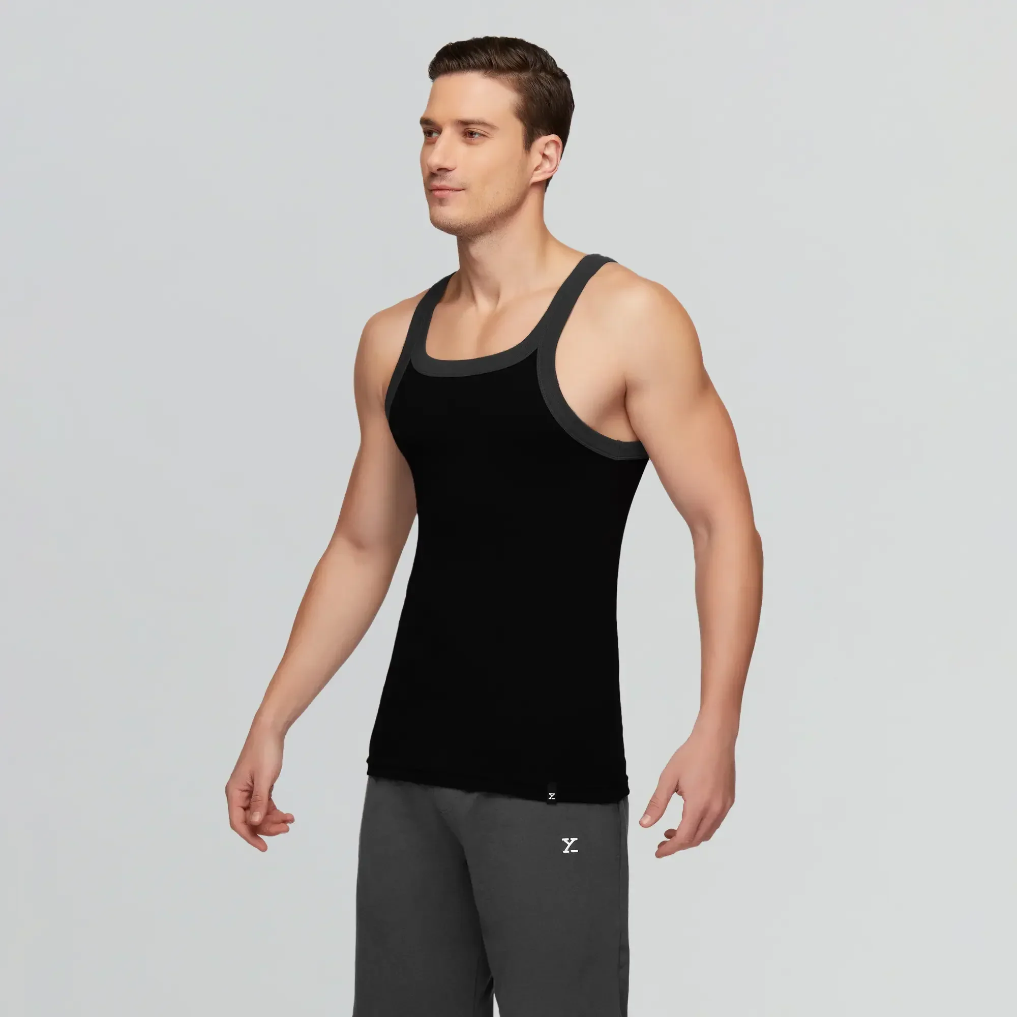 Pace Square Neck Vest Black Knight - Image 2