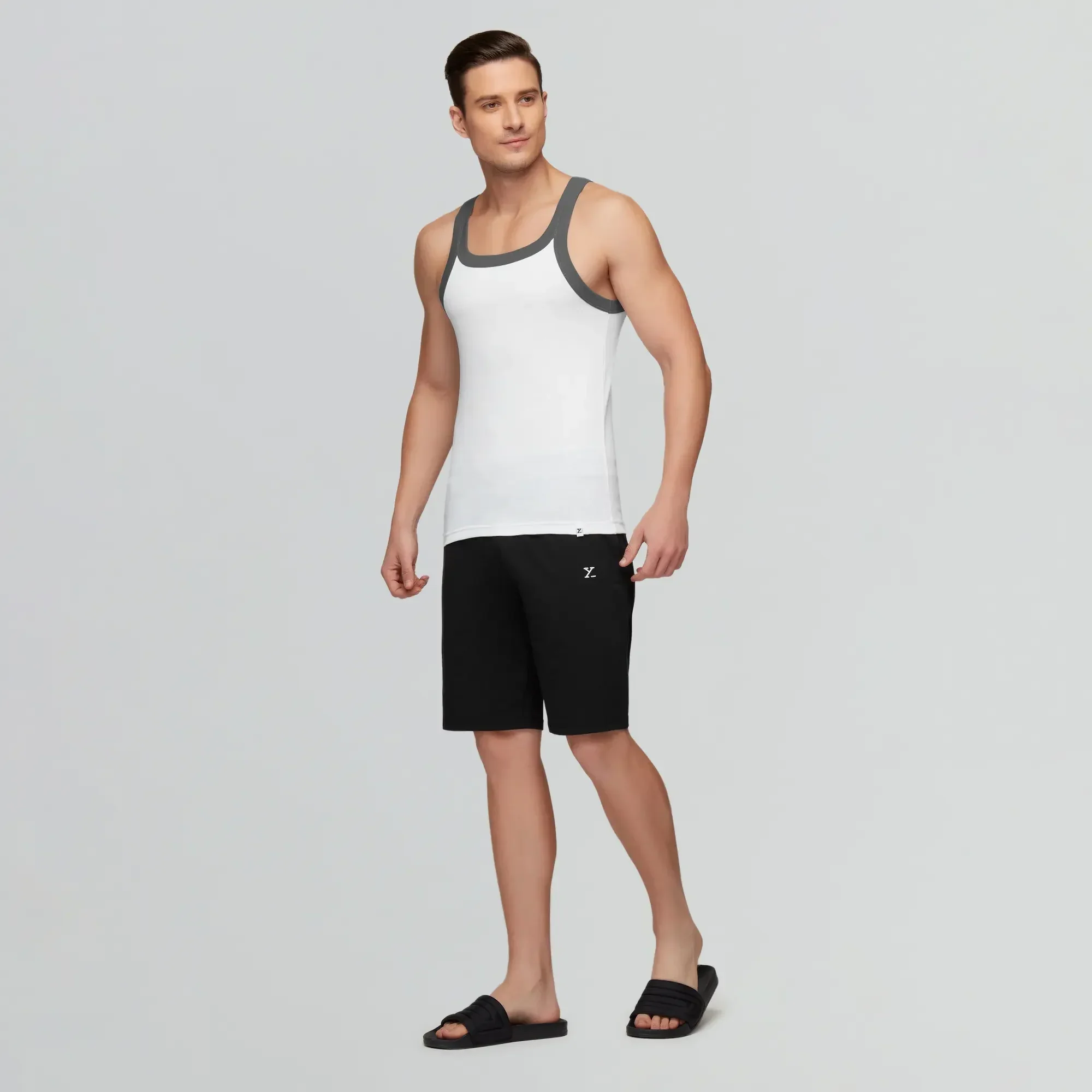 Pace Square Neck Vest Polar White - Image 3