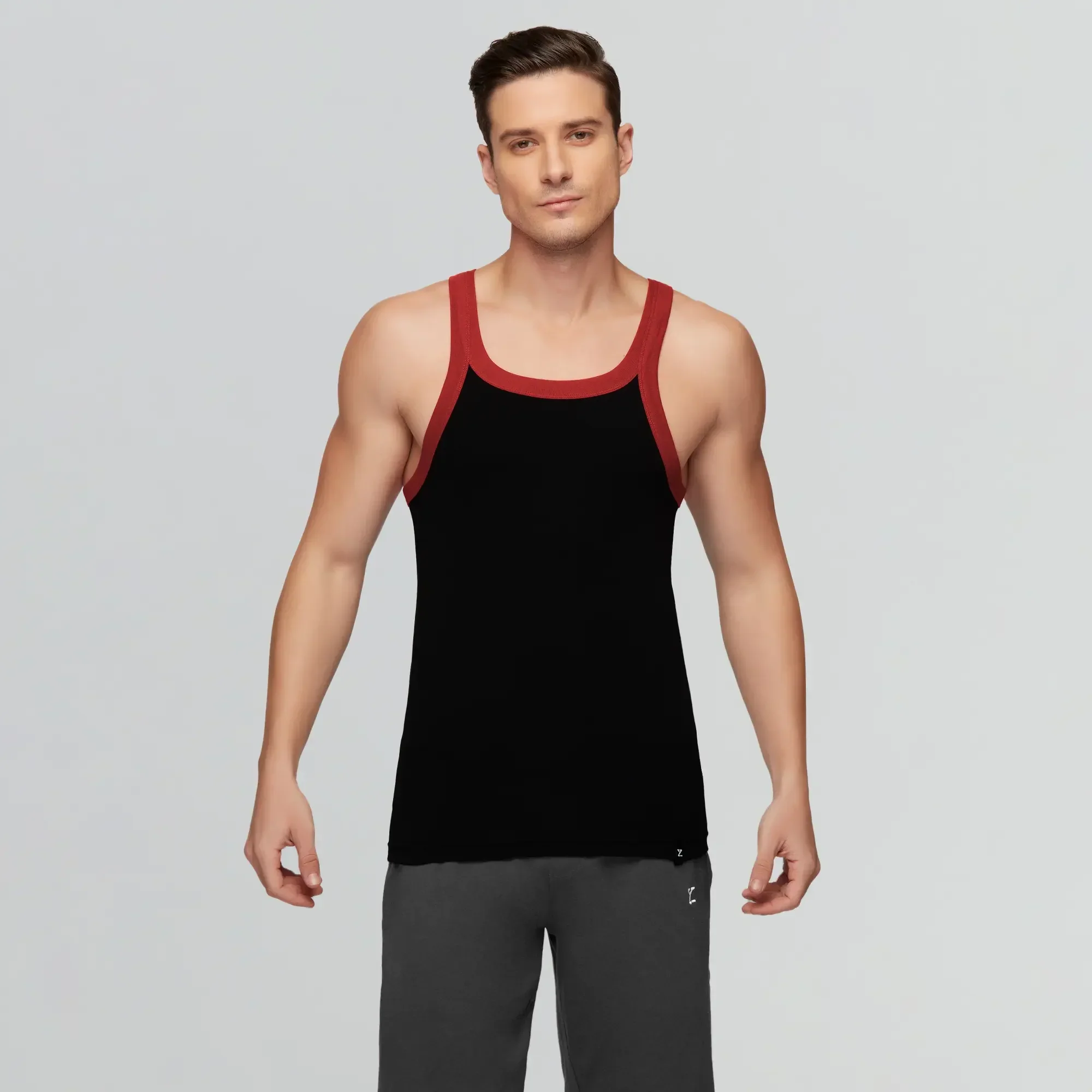 Pace Square Neck Vest Ribbon Black - Image 2
