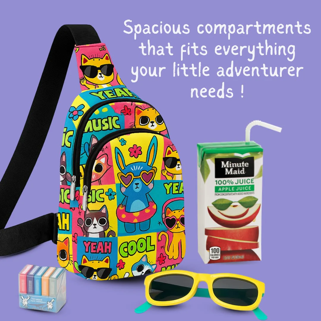 PACK OF 10 | The Cat Print Crossbody Bag for Kids -229 per pc- (Prepaid Only) - Image 3