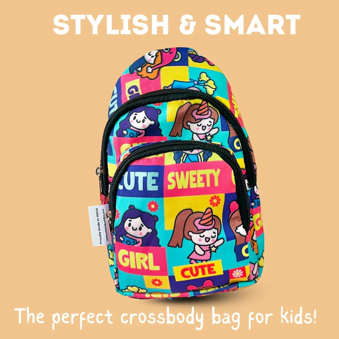PACK OF 10 | The Girl Print Crossbody Bag for Kids -229 per pc- (Prepaid Only) - Image 5