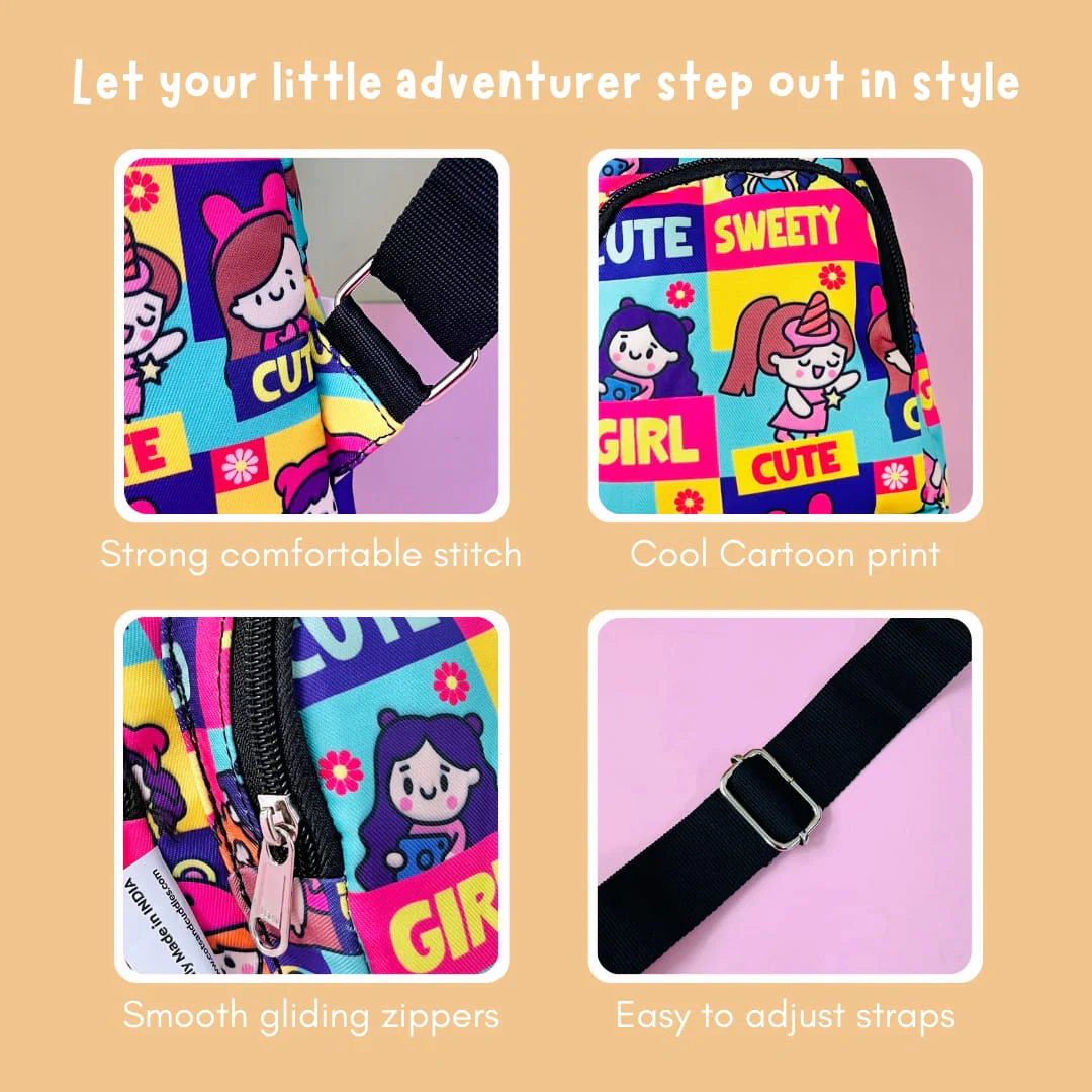 PACK OF 10 | The Girl Print Crossbody Bag for Kids -229 per pc- (Prepaid Only) - Image 7