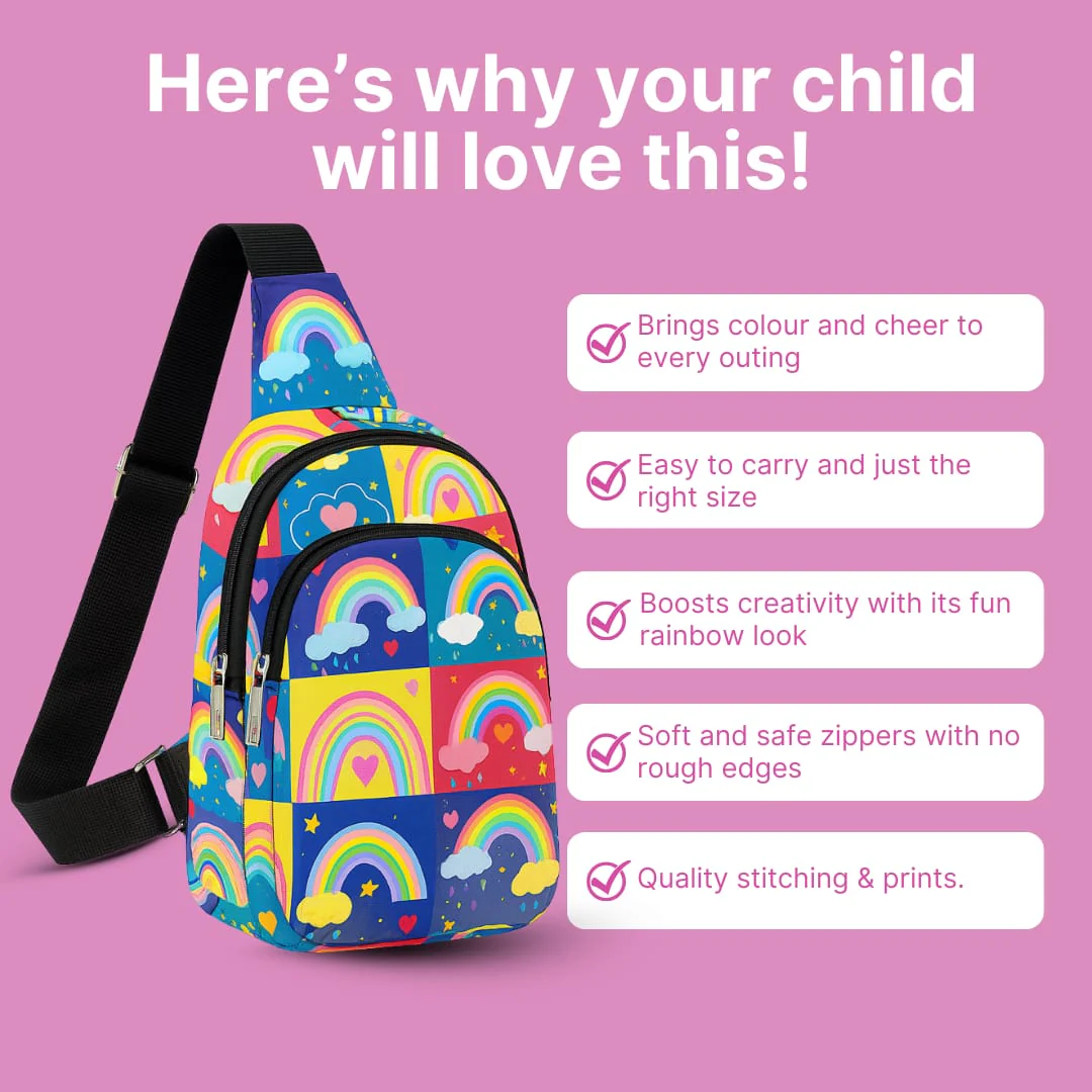 PACK OF 10 | The Rainbow Print Crossbody Bag for Kids -229 per pc- (Prepaid Only) - Image 10