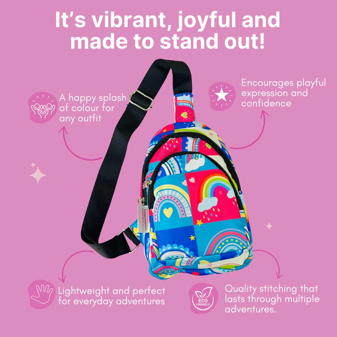PACK OF 10 | The Rainbow Print Crossbody Bag for Kids -229 per pc- (Prepaid Only) - Image 6