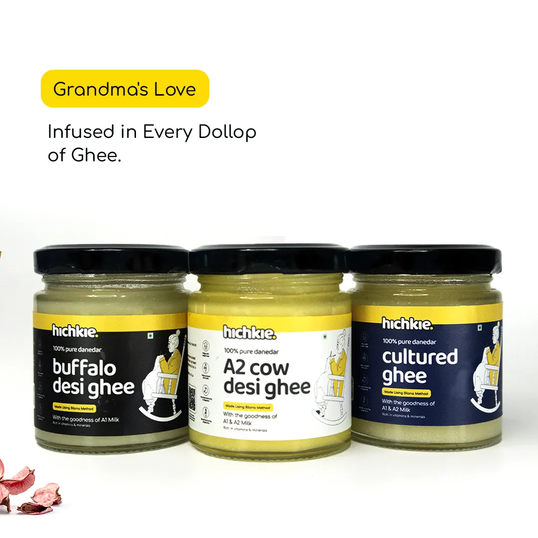 Pack of 3 | 100ml | A2 Cow Desi Ghee | Buffalo Ghee | Cultured Ghee | Bilona Method | Lab Tested. - Image 5