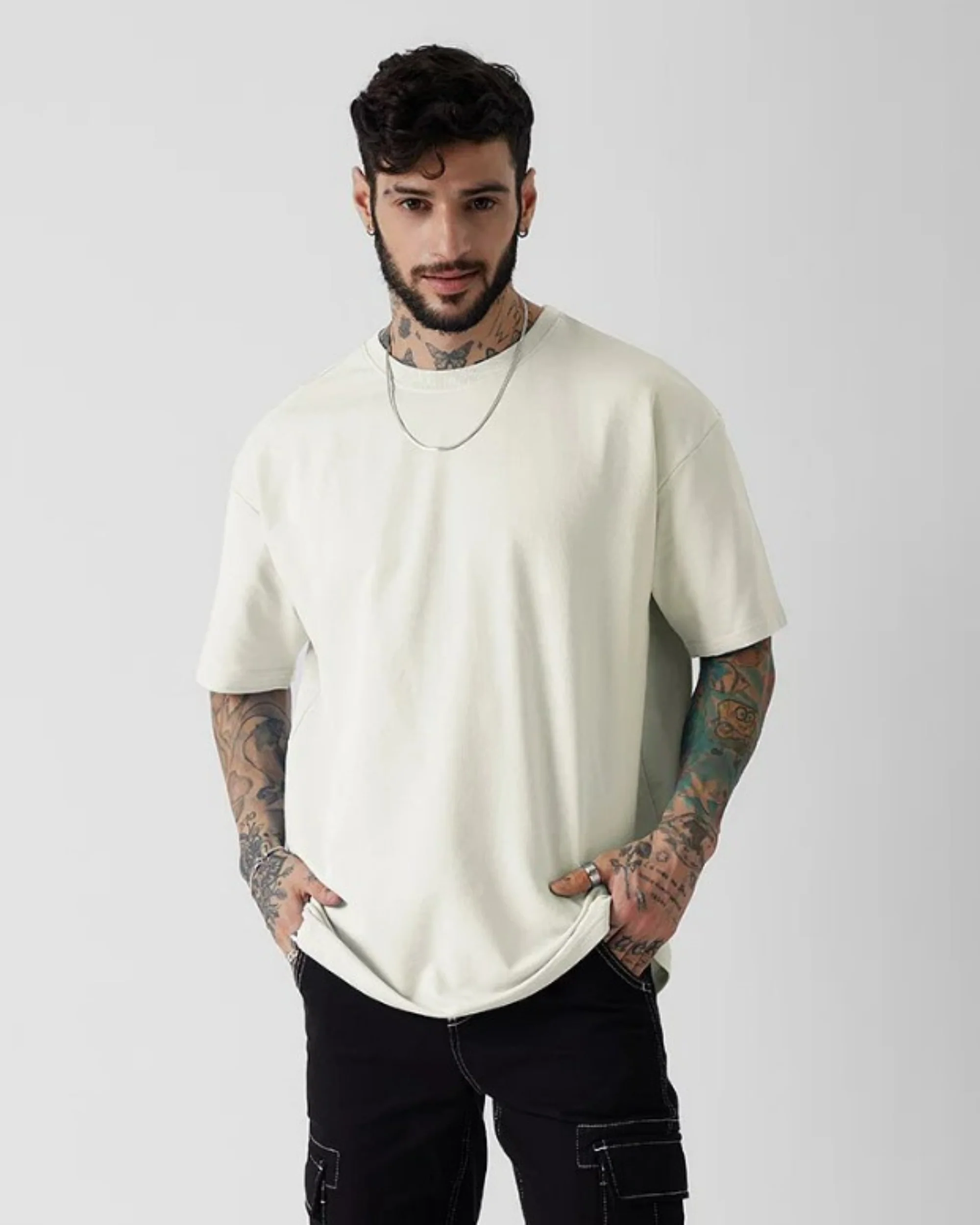 Pack of 3 Plain tees> (Select) - Image 2