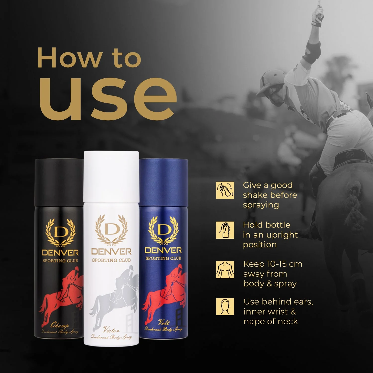 Pack of 3 Sporting Club Nano Deo 50ml - Image 6