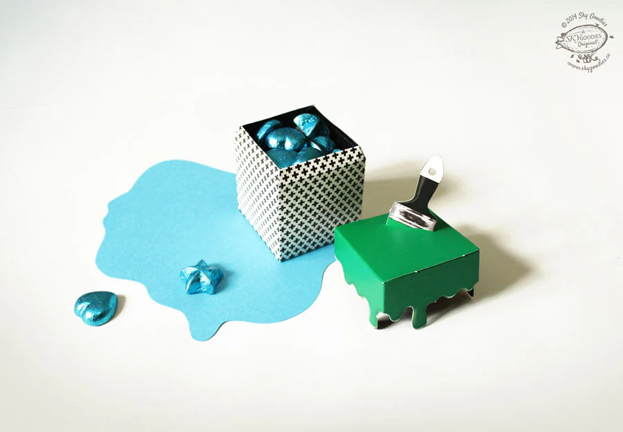 Paint Boxes: Set of 2 - DIY Paper Craft Kit - Image 4