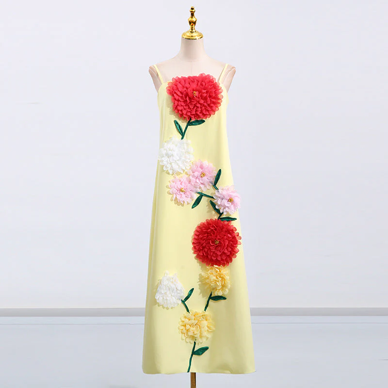 Palmer 3d Flower Designer Dress - Image 7