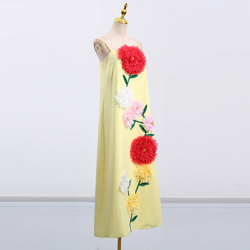 Palmer 3d Flower Designer Dress - Image 8