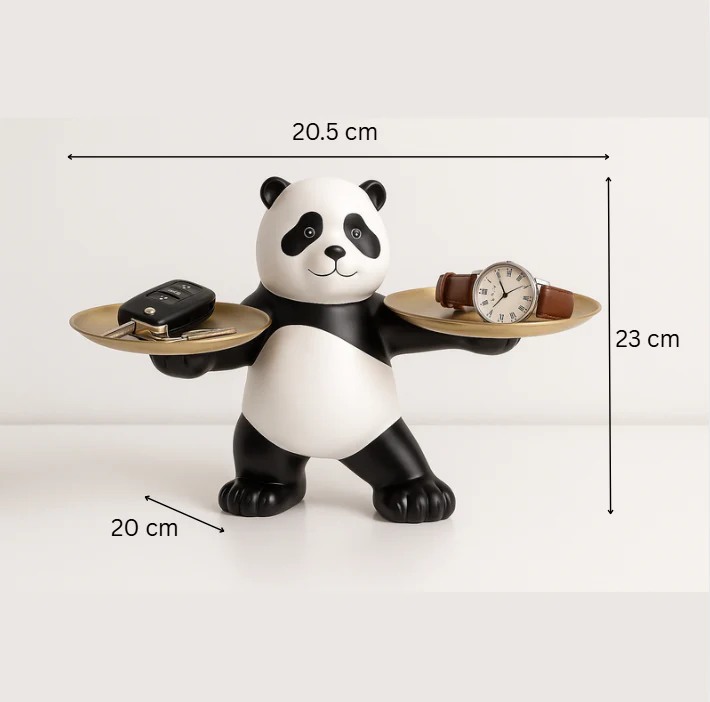 Panda Dual Tray Holder – Decorative Organizer - Image 5