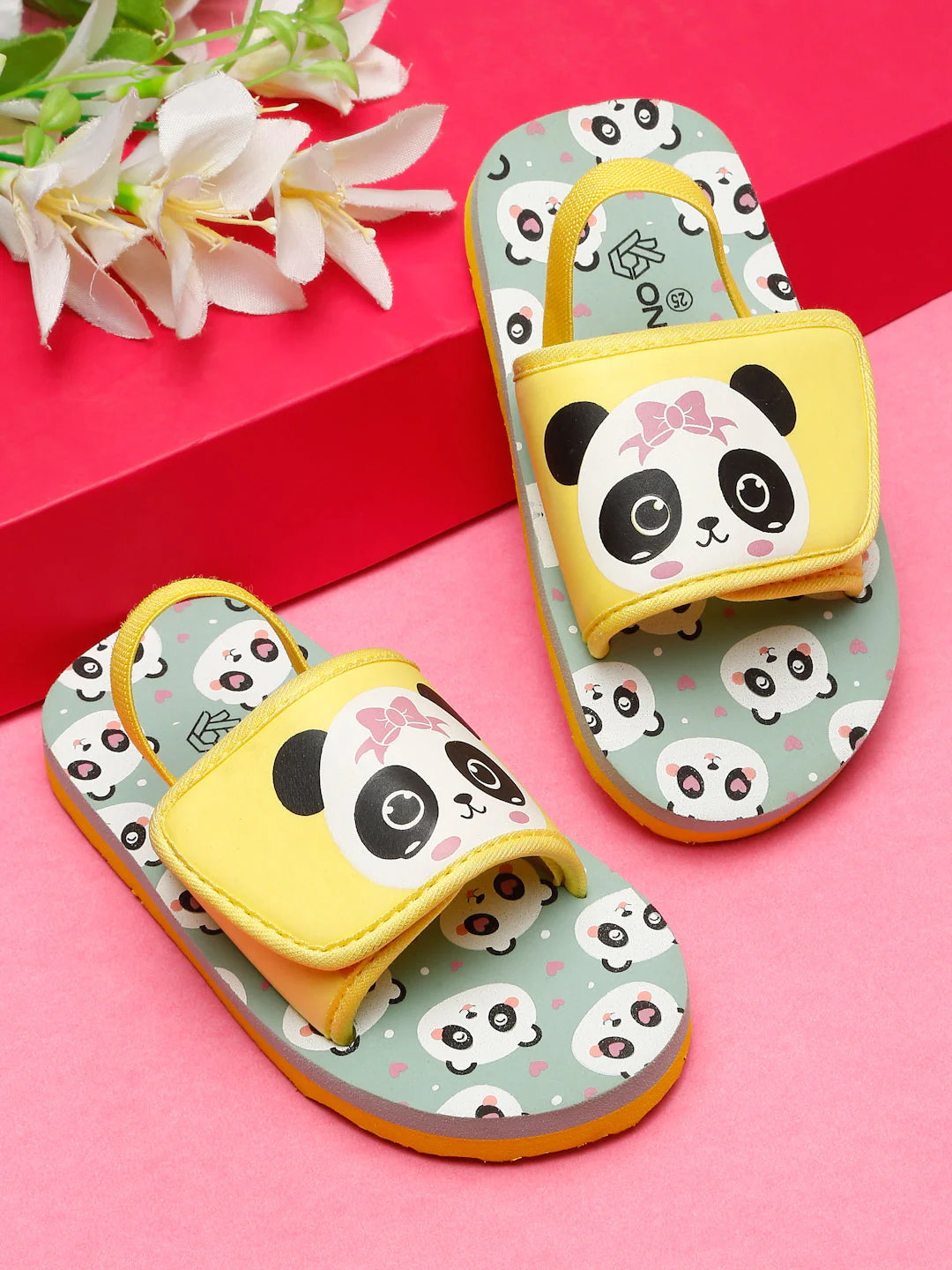 Panda Sliders/Flipflops With Adjustable Strap & Back Support (Girls) - Image 92