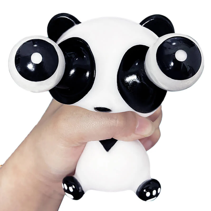 PandaPop: Squishy Eye-Popping Panda Squeeze Stress Relief Fidget Toy for Work Desk & Gifting - Image 9
