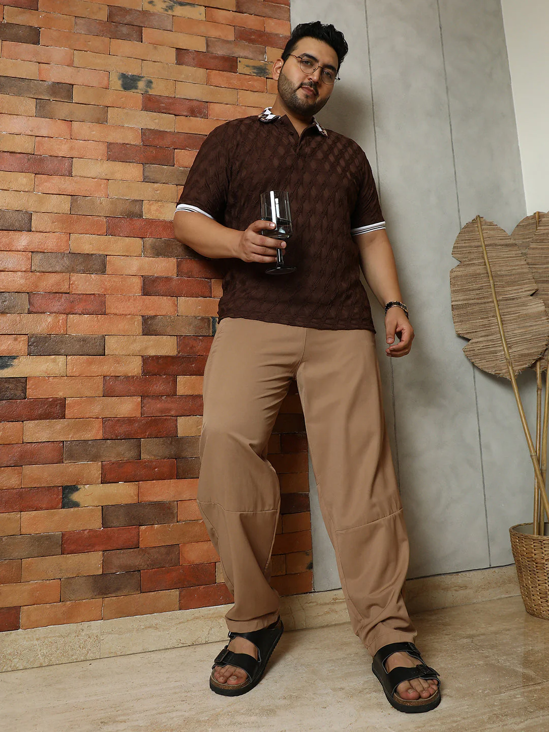 Panelled Chino Trousers - Image 6