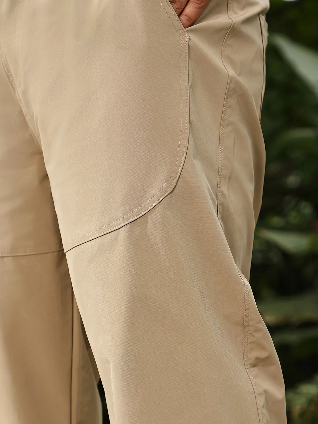 Panelled Straight-Fit Trousers - Image 8