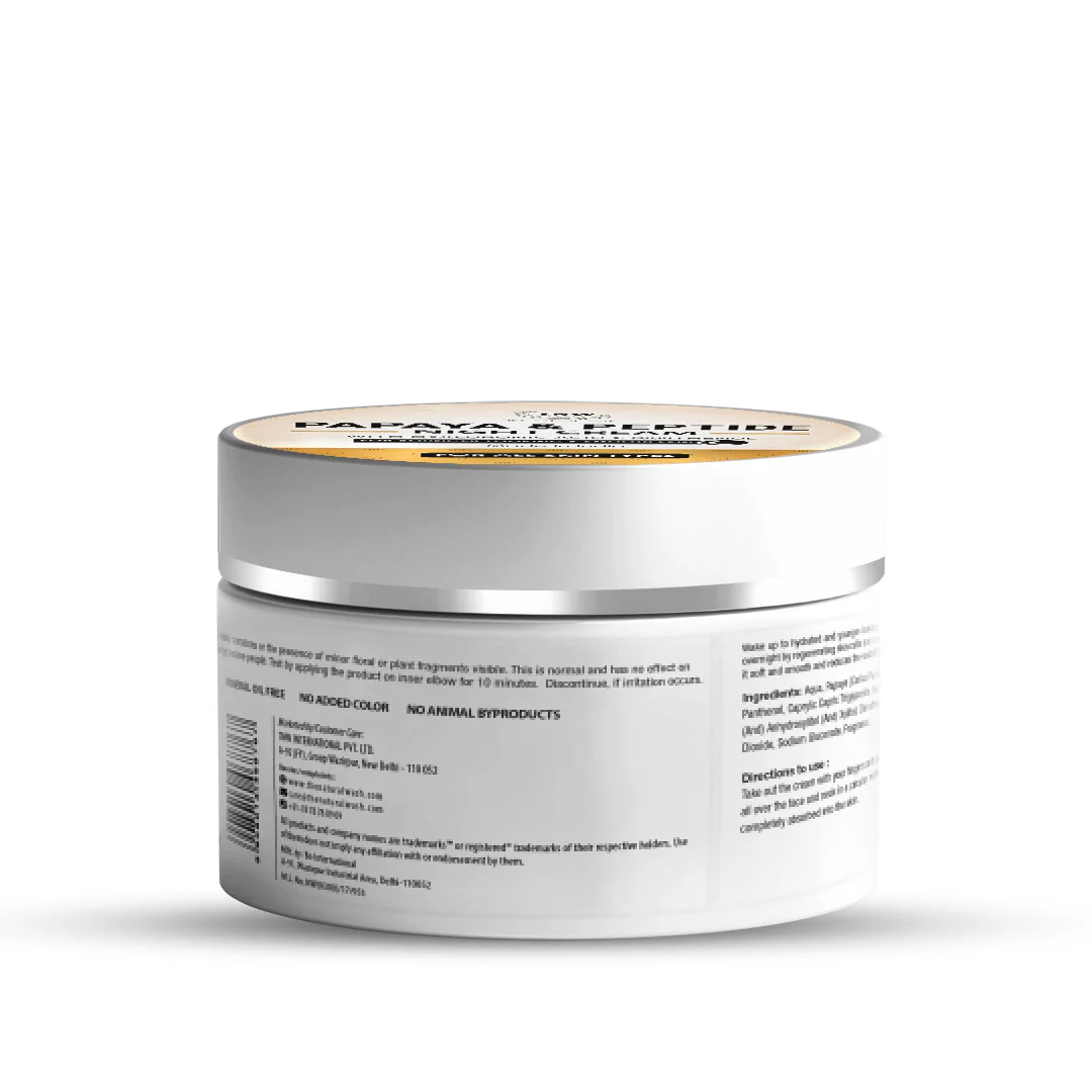 Papaya & Peptide Night Cream for Healthy Skin. - Image 7