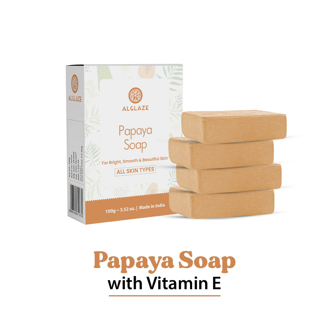 Papaya Soap With Shea Butter & Jojoba Oil (CLK Exclusive) - Image 2