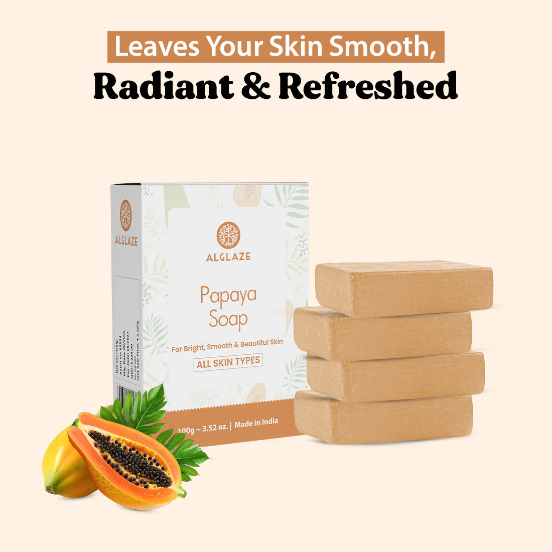 Papaya Soap With Shea Butter & Jojoba Oil (CLK Exclusive) - Image 5