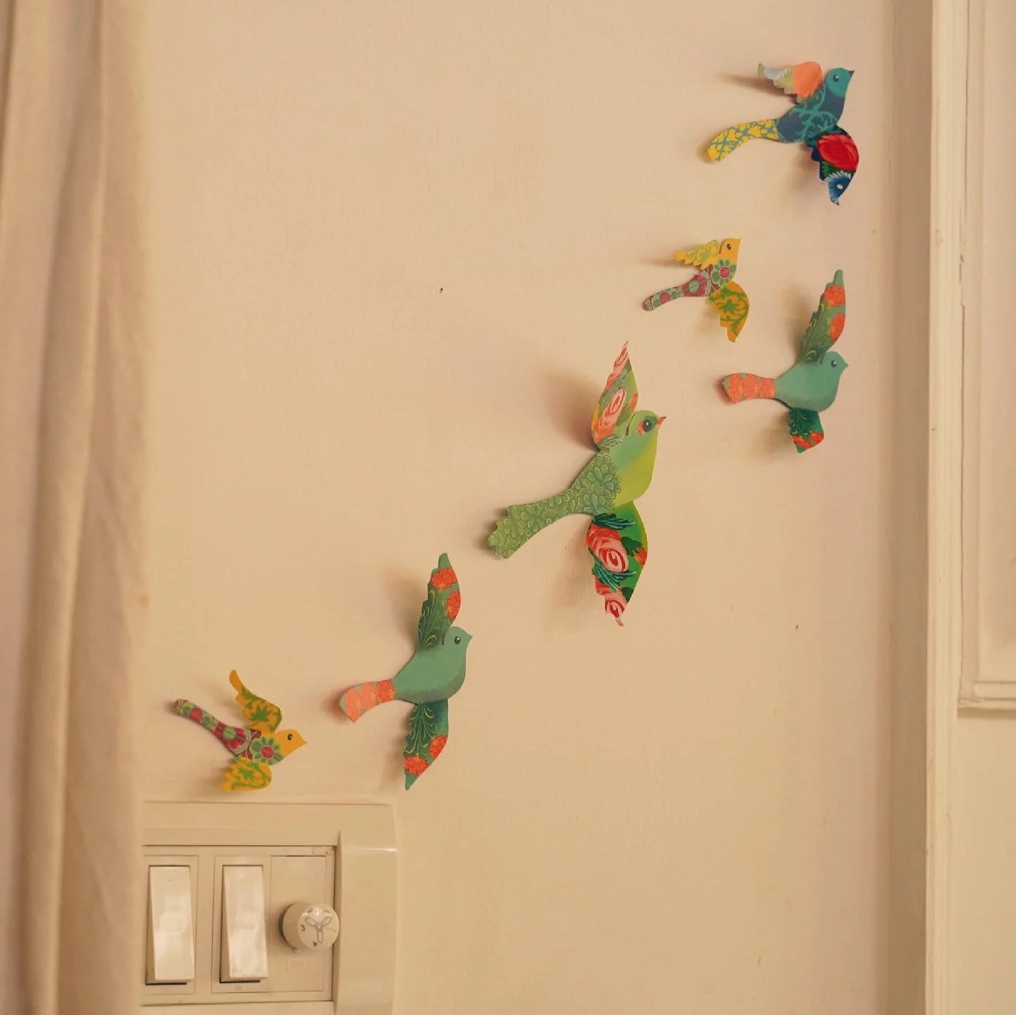 Paper Birds for Wall Decoration: Set of 24 - Image 12