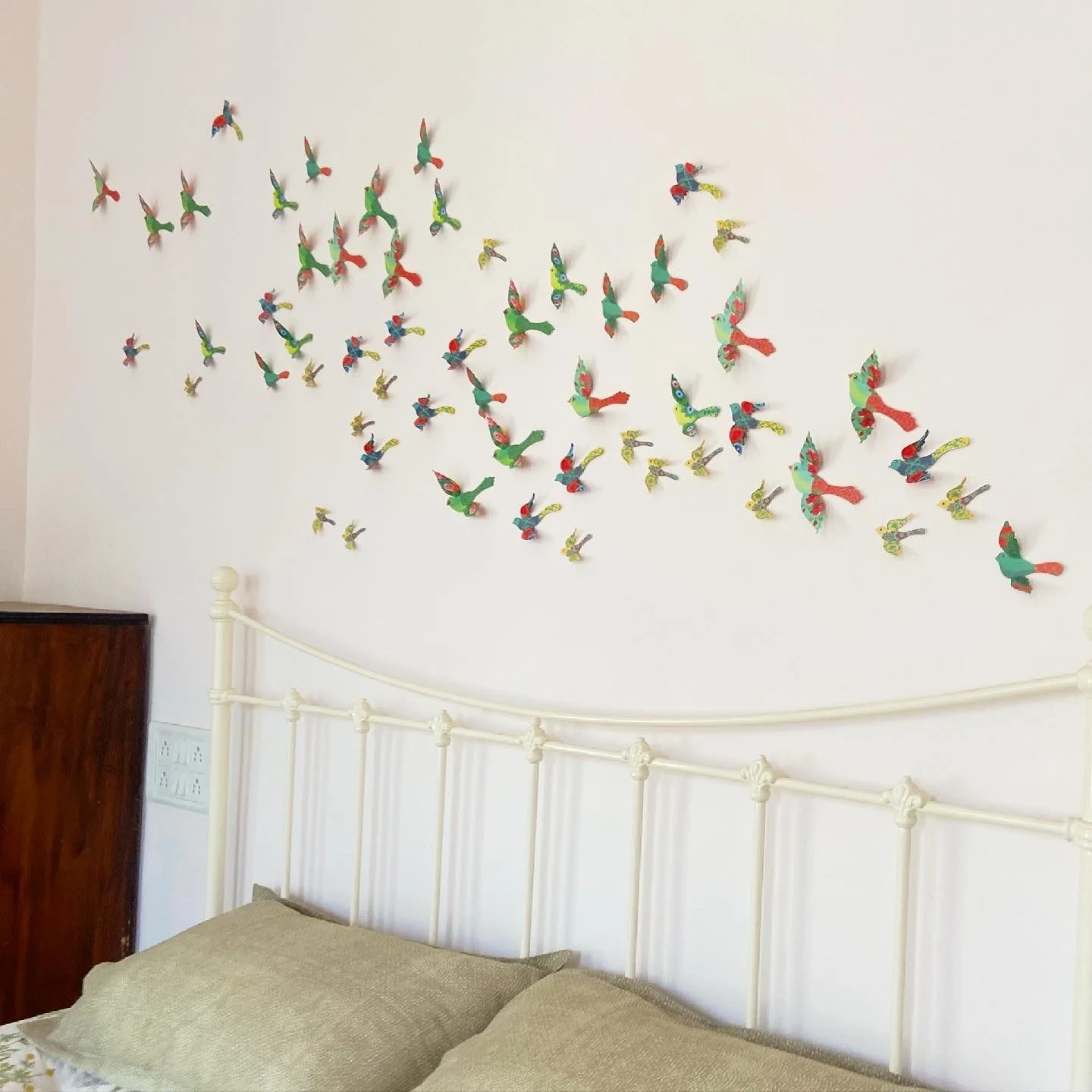 Paper Birds for Wall Decoration: Set of 24 - Image 6