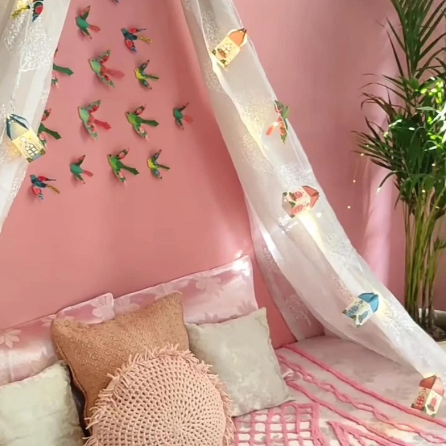 Paper Birds for Wall Decoration: Set of 24 - Image 9
