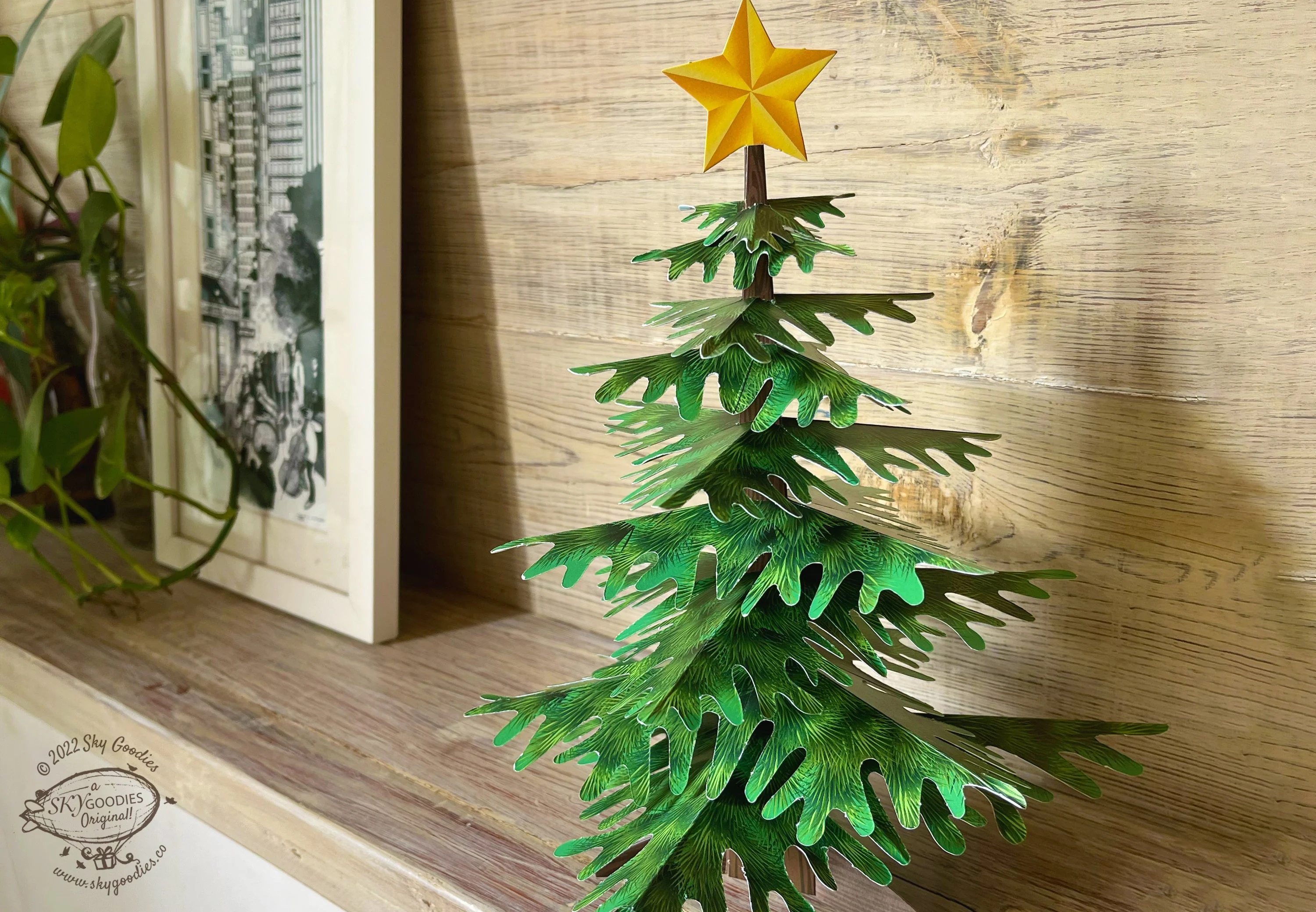 Paper Christmas Tree: DIY Paper Craft Kit - Image 3