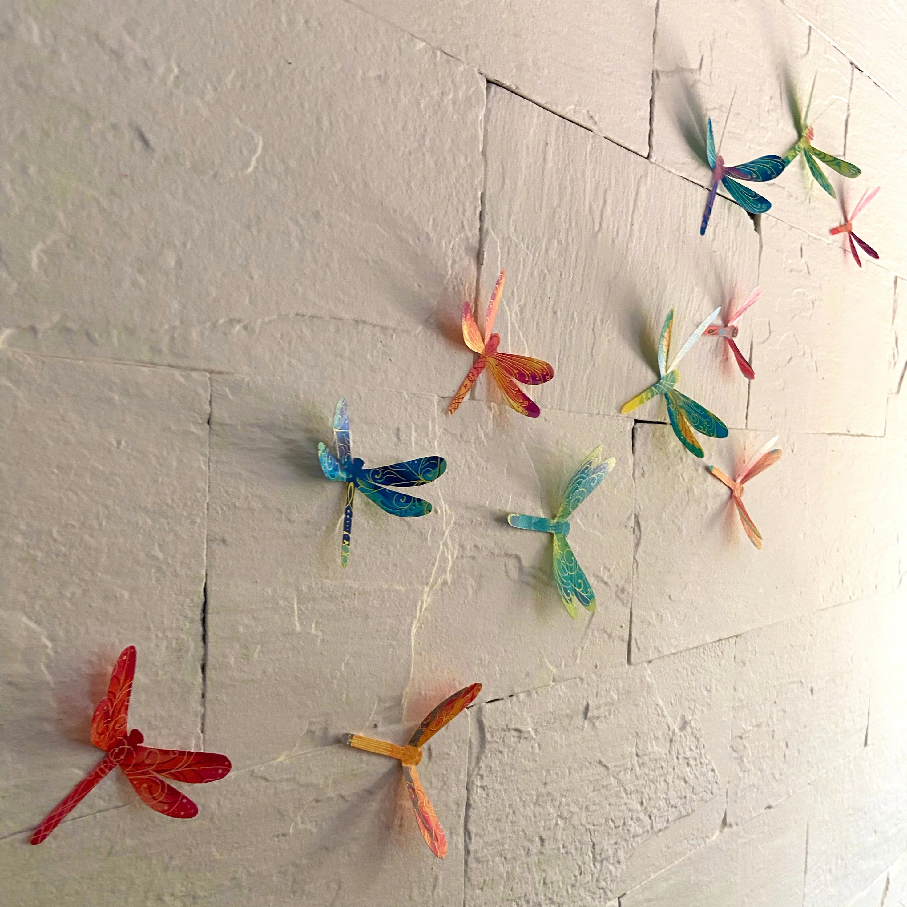 Paper Dragonflies for Wall Decoration: Set of 24 - Image 6