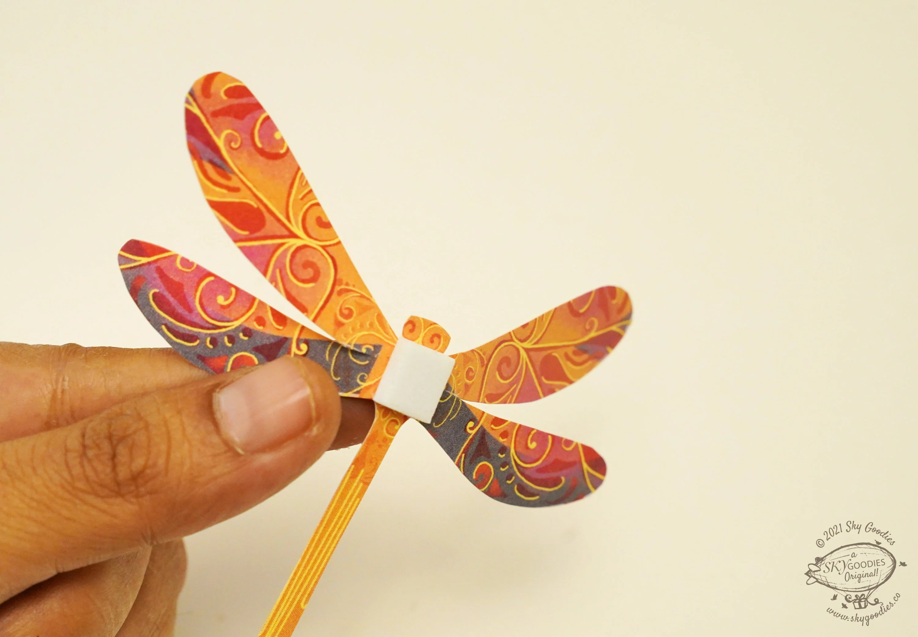 Paper Dragonflies for Wall Decoration: Set of 24 - Image 8
