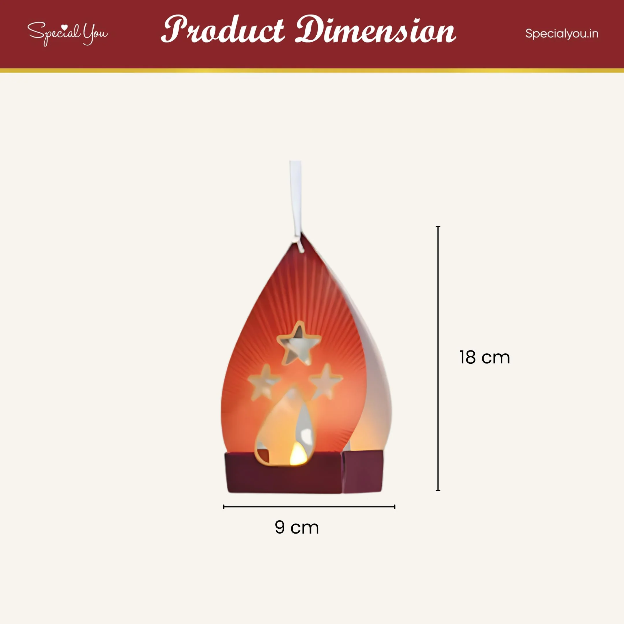 Paper LED Tea Light hanging for Diwali Decor - Image 4