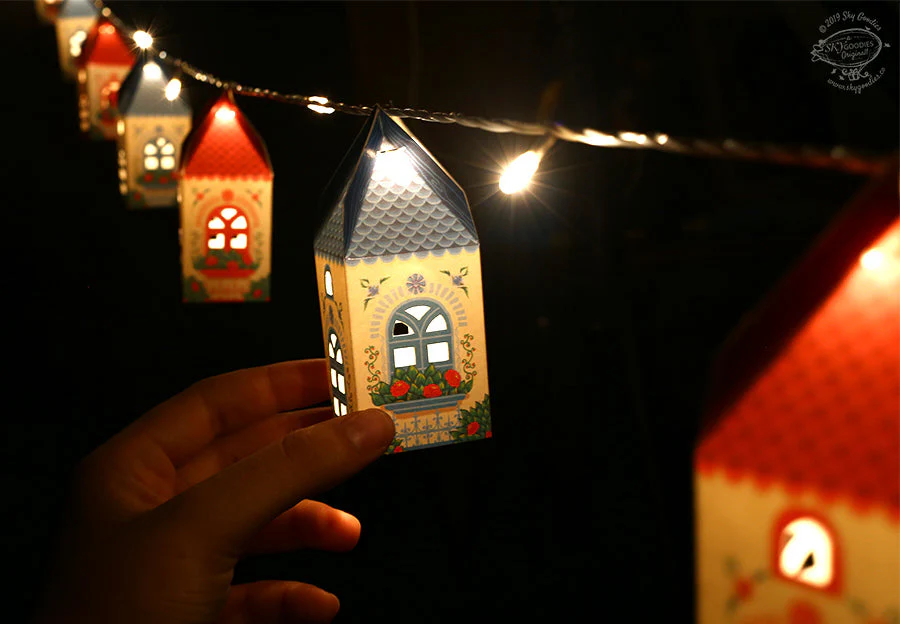 Paper Mini Happy Home Fairy Lights & Dragonflies Wall Decor Combo - Image 11