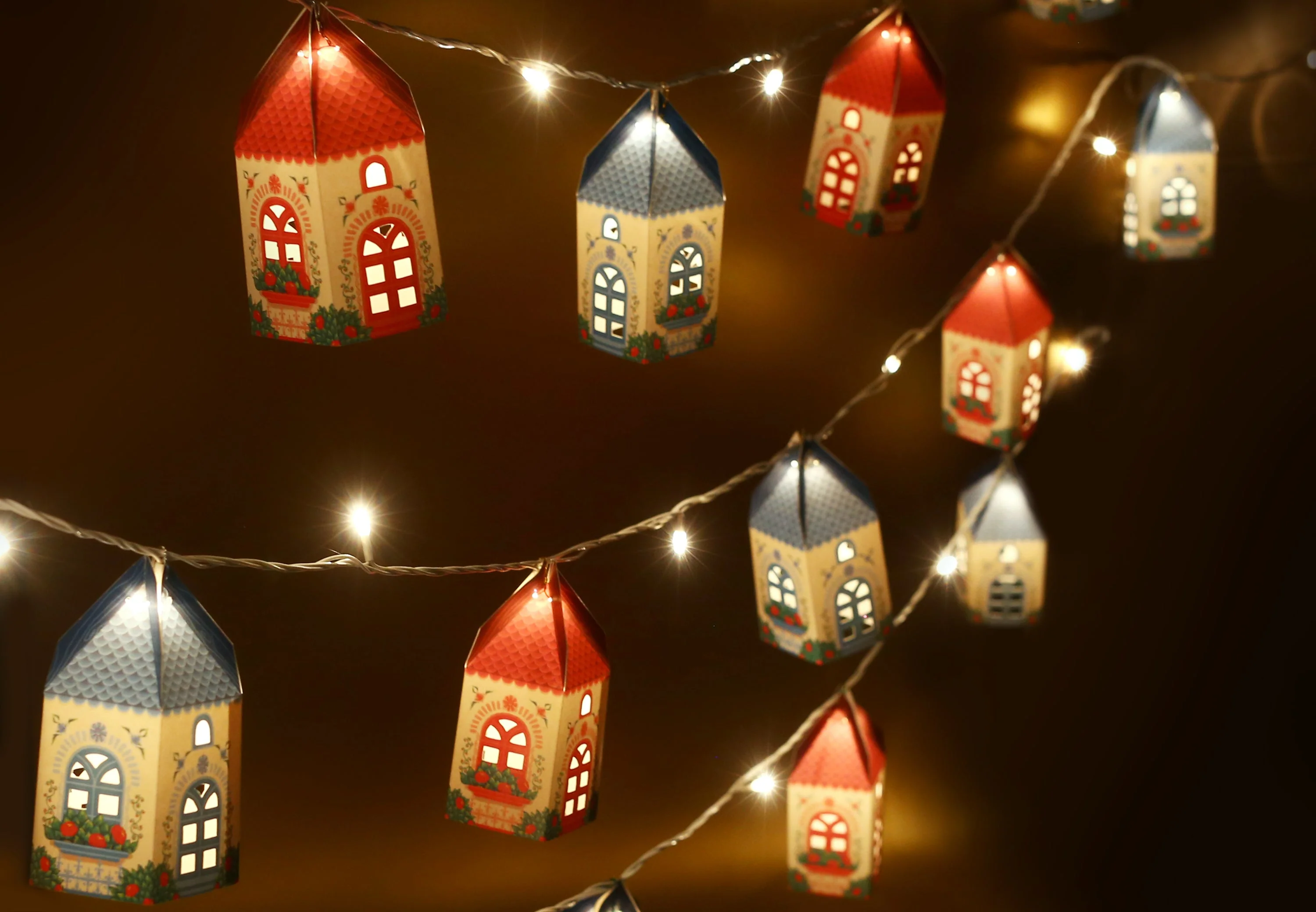 Paper Mini Happy Home Fairy Lights & Dragonflies Wall Decor Combo - Image 9