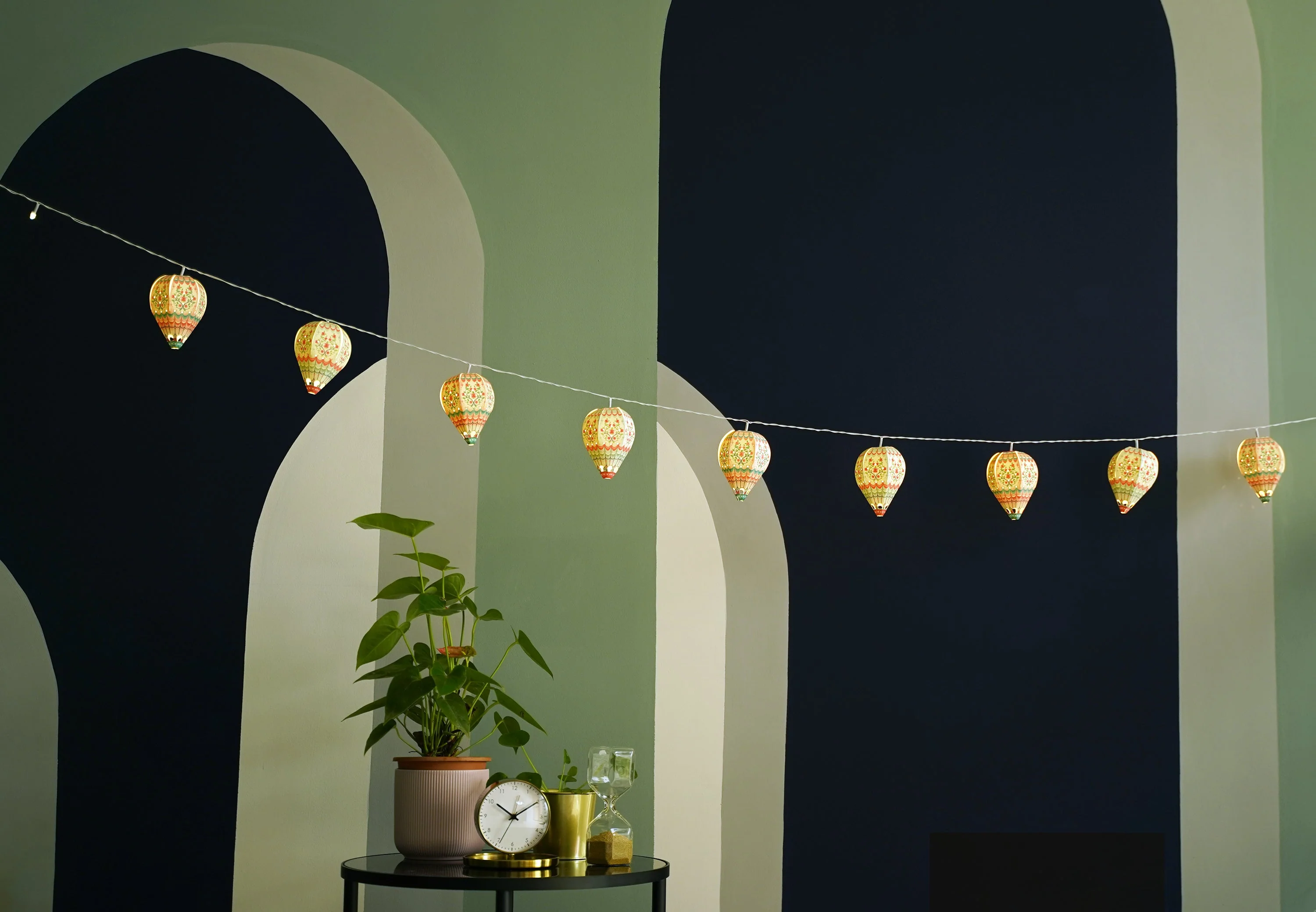 Paper Mini Hot Air Balloon Fairy Lights - Image 14