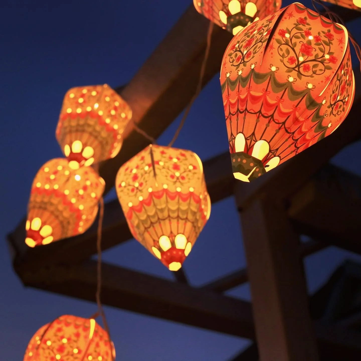 Paper Mini Hot Air Balloon Fairy Lights - Image 20